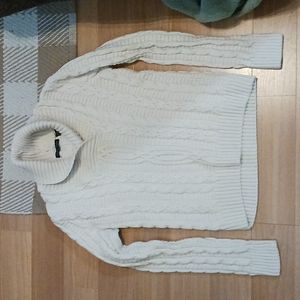 Cream pull over sweater